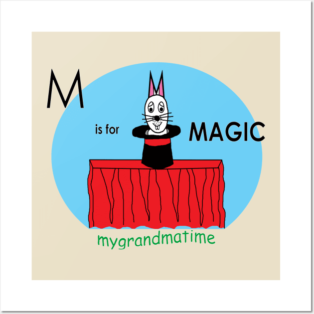 M is for MAGIC Wall Art by mygrandmatime